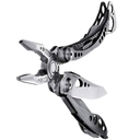 Мультитул Skeletool CX, стальной с черным для нанесения логотипа