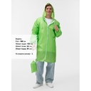 Дождевик Rainman Zip, зеленое яблоко, размер M для нанесения логотипа