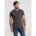 Футболка Firm Wear черный меланж, размер S для нанесения логотипа