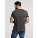 Футболка Firm Wear черный меланж, размер S для нанесения логотипа