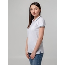 Рубашка поло женская Virma Stripes Lady, белая, размер S для нанесения логотипа