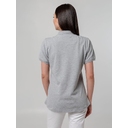 Рубашка поло женская Virma Stretch Lady, серый меланж, размер S для нанесения логотипа