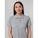 Рубашка поло женская Virma Stretch Lady, серый меланж, размер S для нанесения логотипа