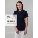 Рубашка поло женская Virma Stretch Lady, темно-синяя, размер L для нанесения логотипа