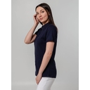 Рубашка поло женская Virma Stretch Lady, темно-синяя, размер L для нанесения логотипа