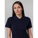 Рубашка поло женская Virma Stretch Lady, темно-синяя, размер L для нанесения логотипа