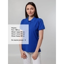 Рубашка поло женская Virma Stretch Lady, ярко-синяя, размер S для нанесения логотипа