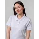 Рубашка поло женская Virma Stretch Lady, белая, размер S для нанесения логотипа