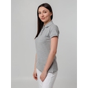 Рубашка поло женская Virma Premium Lady, серый меланж, размер S для нанесения логотипа