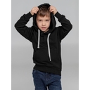 Толстовка с капюшоном детская Kirenga Kids, черная, 12 лет для нанесения логотипа
