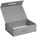 Коробка Case, серая матовая для нанесения логотипа