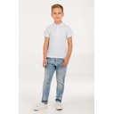 Рубашка поло детская Virma Kids, белая, 6 лет для нанесения логотипа