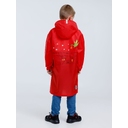 Дождевик детский Rainman Kids красный, 7-9 лет для нанесения логотипа