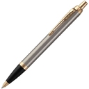Ручка шариковая Parker IM Core K321 Brushed Metal GT M для нанесения логотипа