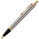 Ручка шариковая Parker IM Core K321 Brushed Metal GT M для нанесения логотипа
