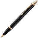 Ручка шариковая Parker IM Core Black GT, черная для нанесения логотипа