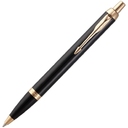 Ручка шариковая Parker IM Core Black GT, черная для нанесения логотипа