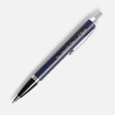 Ручка шариковая Parker IM Core Matte Blue CT, темно-синяя с черным для нанесения логотипа