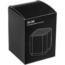 Беспроводная колонка с подсветкой гравировки Glim, красная для нанесения логотипа