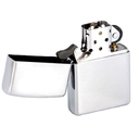 Зажигалка Zippo Classic High Polish, серебристая для нанесения логотипа
