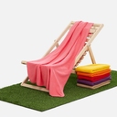 Флисовый плед Warm&Peace XL, розовый (коралловый) для нанесения логотипа