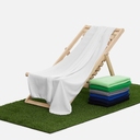 Флисовый плед Warm&Peace XL, белый для нанесения логотипа