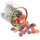 Карамель леденцовая Candy Crush, со вкусом фруктов, с прозрачной крышкой для нанесения логотипа
