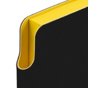 Ежедневник Flexpen Black, недатированный, черный с желтым для нанесения логотипа