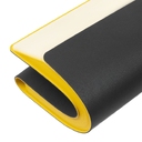 Ежедневник Flexpen Black, недатированный, черный с желтым для нанесения логотипа