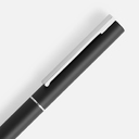 Ручка шариковая Blade Soft Touch, черная для нанесения логотипа