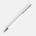 Ручка шариковая Blade Soft Touch, белая для нанесения логотипа