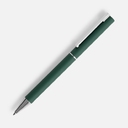 Ручка шариковая Blade Soft Touch, зеленая для нанесения логотипа