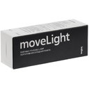 Переносная складная лампа moveLight, белая для нанесения логотипа