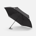 Зонт складной Safebrella, черный для нанесения логотипа