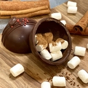 Шоколадная бомбочка «Конпанна с корицей» для нанесения логотипа
