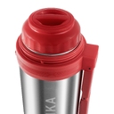 Термос для еды и напитков Relaxika 1800, стальной для нанесения логотипа