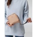 Косметичка Cubo, бежевая с логотипом для нанесения логотипа