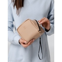 Косметичка Cubo, бежевая с логотипом для нанесения логотипа