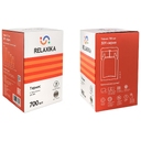 Термос для еды Relaxika 700, в чехле, стальной для нанесения логотипа