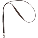 Лента для бейджа Leather Long для нанесения логотипа