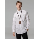 Лента для бейджа Leather Long для нанесения логотипа