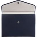 Папка для документов Signature, синяя для нанесения логотипа