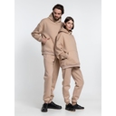 Худи Kulonga Oversize, бежевое (песочное), размер 3XL/4XL для нанесения логотипа