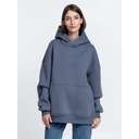 Худи Kulonga Oversize, темно-серое, размер XS/S для нанесения логотипа
