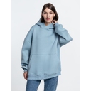 Худи Kulonga Oversize, серо-голубое, размер ХS/S для нанесения логотипа