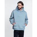 Худи Kulonga Oversize, серо-голубое, размер ХS/S для нанесения логотипа