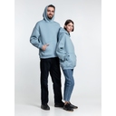 Худи Kulonga Oversize, серо-голубое, размер ХS/S для нанесения логотипа