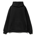 Худи Kulonga Oversize, черное, размер XS/S для нанесения логотипа
