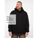 Худи Kulonga Oversize, черное, размер XS/S для нанесения логотипа