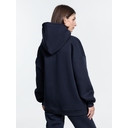 Худи Kulonga Oversize, темно-синее (кобальт), размер ХS/S для нанесения логотипа